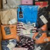 The photo shows a package with clothing in the category K.
