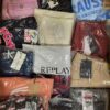 The photo shows a package with clothing in the category K.