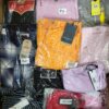 The photo shows a package with clothing in the category K.