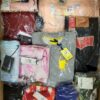 The photo shows a package with clothing in the category K.