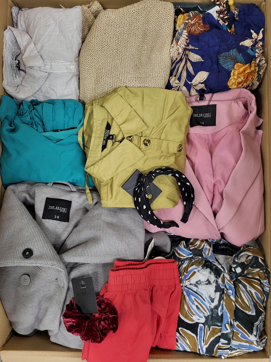 TSC470 3 The photo shows a package with clothing in the category TSC.