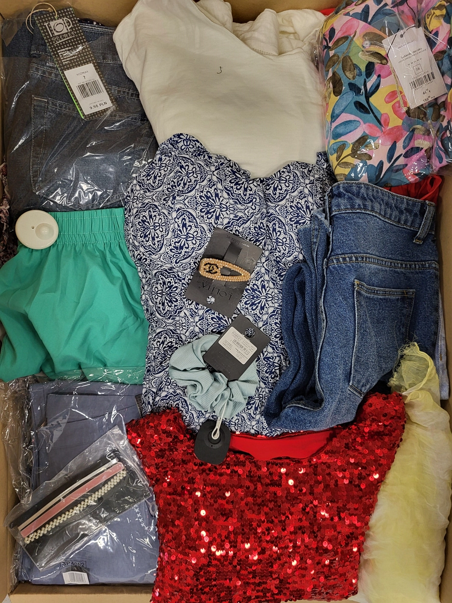 TSC494 3 The photo shows a package with clothing in the category TSC.