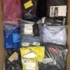 The photo shows a package with clothing in the category AP.