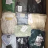 The photo shows a package with clothing in the category AP.