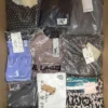 The photo shows a package with clothing in the category AP.