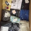 The photo shows a package with clothing in the category AP.