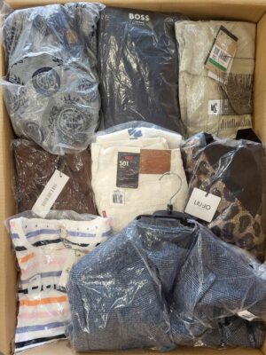 The photo shows a package with clothing in the category A.