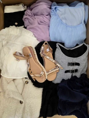 The photo shows a package with clothing in the category BSN.