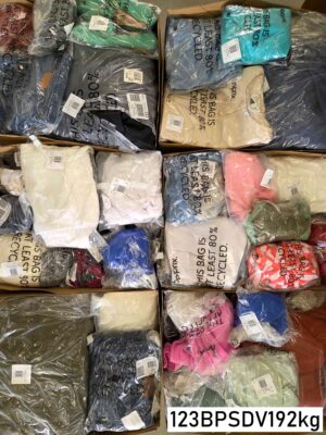 The photo shows a package with clothing in the category BPSDV.