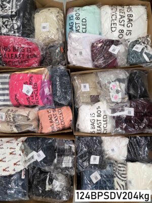 The photo shows a package with clothing in the category BPSDV.