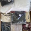 The photo shows a package with clothing in the category D.