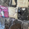 The photo shows a package with clothing in the category B.
