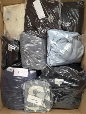 The photo shows a package with clothing in the category B.