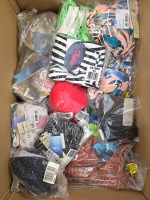 The photo shows a package with clothing in the category ABW.