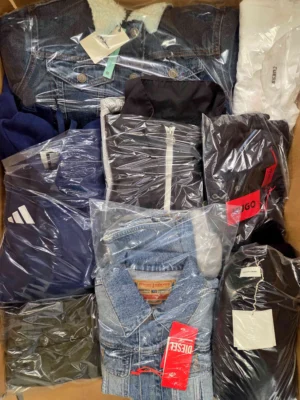 The photo shows a package with clothing in the category C.