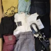 The photo shows a package with clothing in the category TSC.
