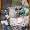 The photo shows a package with clothing in the category A.