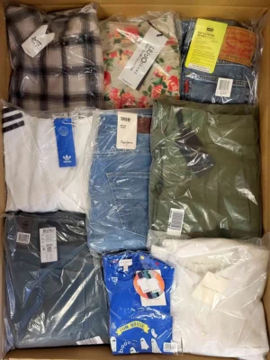 The photo shows a package with clothing in the category A.