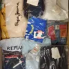 The photo shows a package with clothing in the category A.