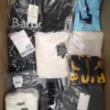 The photo shows a package with clothing in the category AP.