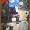 The photo shows a package with clothing in the category AP.