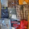 The photo shows a package with clothing in the category A.