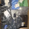 The photo shows a package with clothing in the category AP.