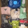 The photo shows a package with clothing in the category AP.