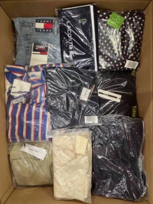 The photo shows a package with clothing in the category AP.