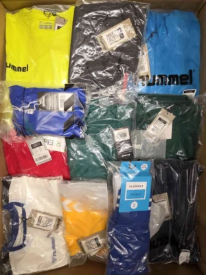 The photo shows a package with clothing in the category H.