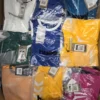 The photo shows a package with clothing in the category H.