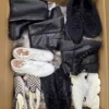The photo shows a package with footwear in the category CSU.