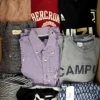 The photo shows a package with clothing in the category U.