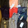 The photo shows a package with clothing in the category U.
