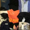 The photo shows a package with clothing in the category U.