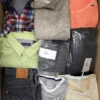 The photo shows a package with clothing in the category U.