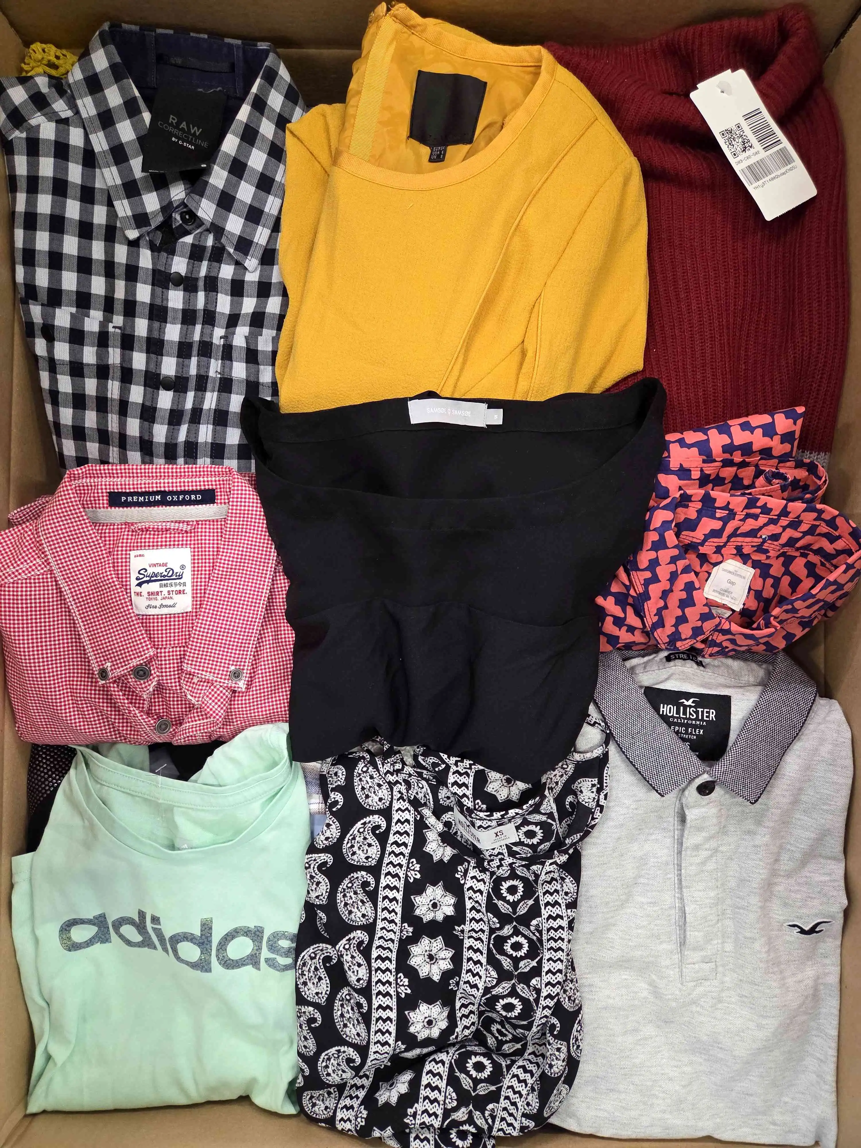 U1608 3 The photo shows a package with clothing in the category U.