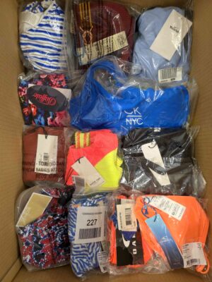 The photo shows a package with clothing in the category ABW.