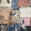 The photo shows a package with clothing in the category B.