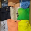 The photo shows a package with clothing in the category TSC.