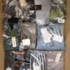 The photo shows a package with clothing in the category AP.