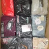 The photo shows a package with clothing in the category AP.