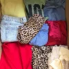 The photo shows a package with clothing in the category BSN.