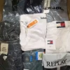 The photo shows a package with clothing in the category B.