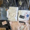 The photo shows a package with clothing in the category B.