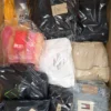 The photo shows a package with clothing in the category B.