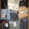 The photo shows a package with clothing in the category B.