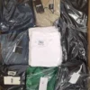 The photo shows a package with clothing in the category B.