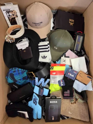 The picture shows a package with accessories in the category AB.