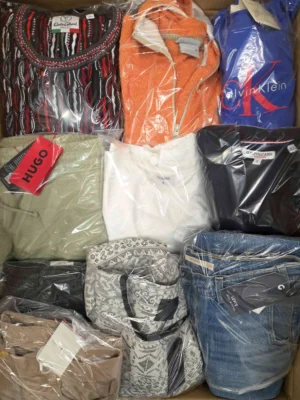The photo shows a package with clothing in the category C.